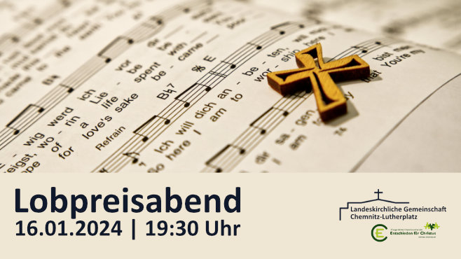Lobpreisabend 16.01. 19:30 Uhr